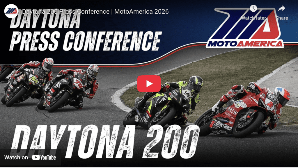 Read more about the article Video: DAYTONA 200 And Mission King Of The Baggers Race Two Press Conferences From Daytona International Speedway